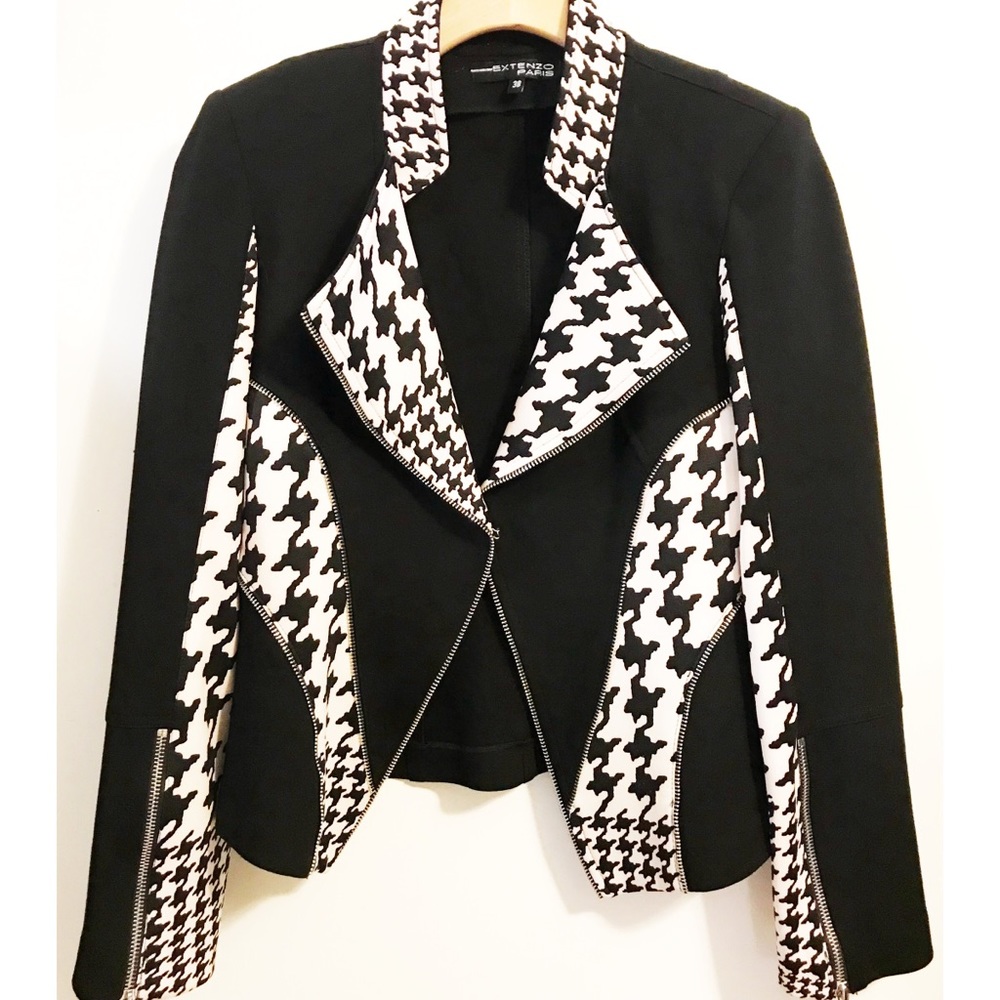 Extenzo Paris retro zipper jacket size 4-6 vintage